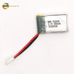 1S 3.7V 300 maH LiPo battery