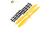 7045 7 inch Nylon CW/CCW Propellers(1 pair)- Yellow for RC Multirotor