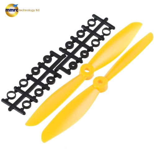 7045 7 inch Nylon CW/CCW Propellers(1 pair)- Yellow for RC Multirotor
