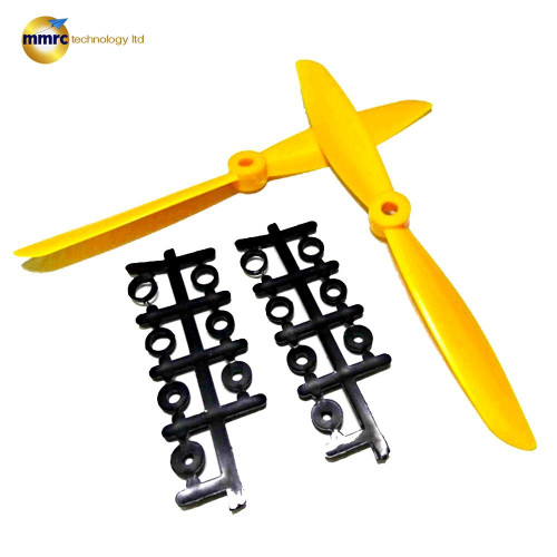 7045 7 inch Nylon CW/CCW Propellers(1 pair)- Yellow for RC Multirotor