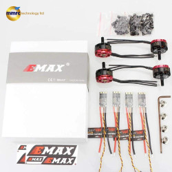 EMAX RS2205 2300KV RaceSpec Brushless Motor (4 pc) With 3-4S 30A BLHeli lightning ESC Power (4 pc) Combo