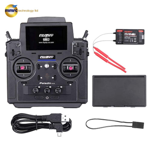FLYSKY Paladin PL18 Mode 2 2.4GHz AFHDS3 18CH Radio System w/FTr10 and FTr16s Receivers