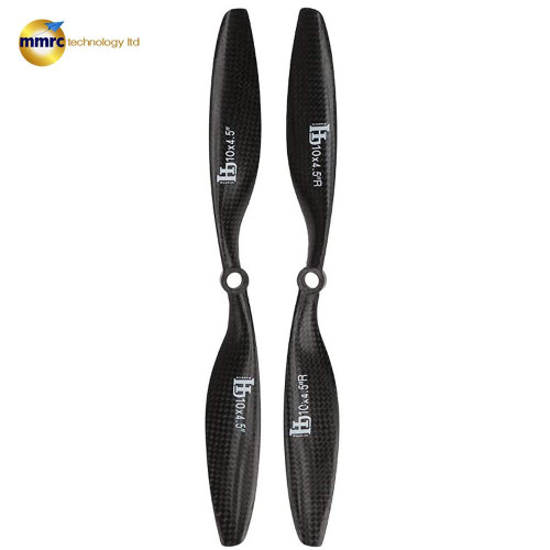 HJ 10×45 10inch Carbon Fiber CW CCW Propellers (1 pair) for RC QuadCopter MultiCopter