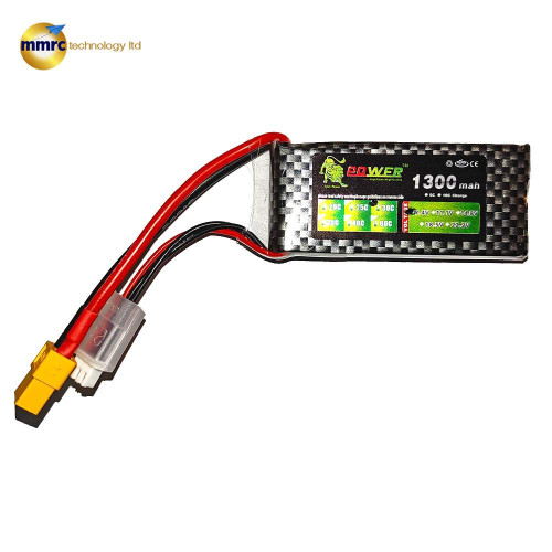 Lion Power 2S 1300 mAh 30C 7.4V LiPo Battery for RC Plane Car Boat