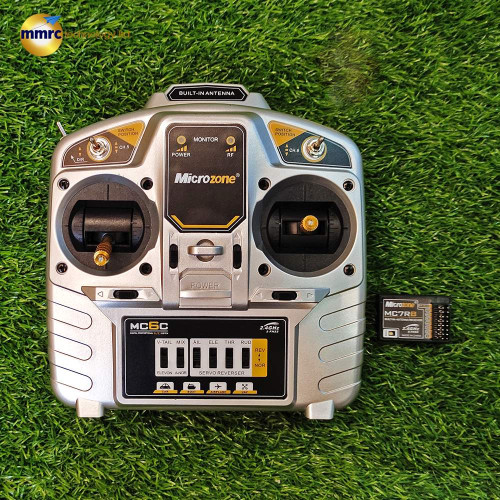 Microzone MC6C-S 2.4GHz 7CH Radio Transmitter with MC7R8 Receiver for RC Drone