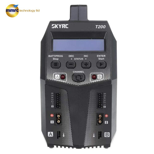 SKYRC T200 200W DUAL BALANCE CHARGER AC/DC