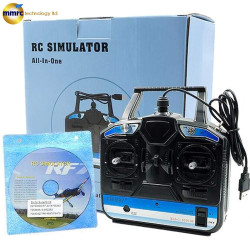 Simulator KHobby KS9108 All in One 8 Channel Remote Control Simulator Transmitter Practice Tool – Black
