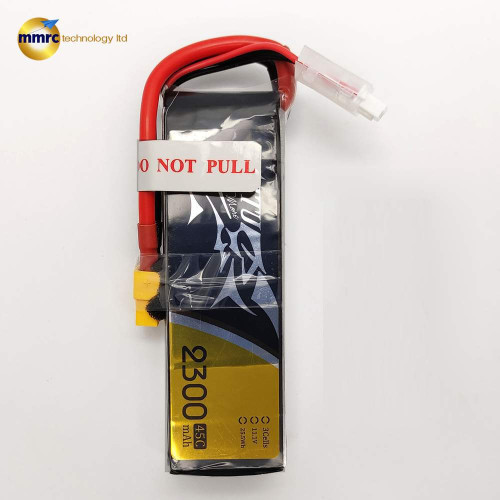 Tattu LiPo Battery Pack 2300mAh 11.1V 45C 3S with XT60 Plug