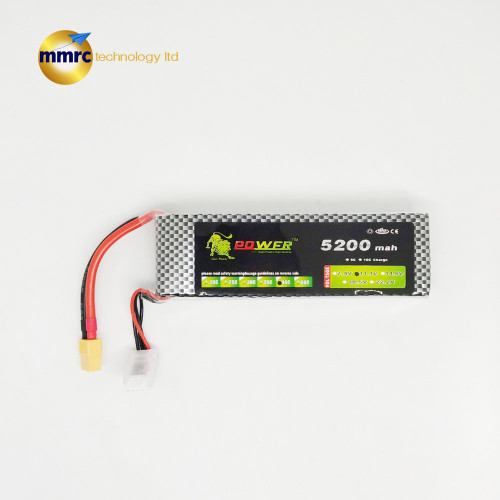 Lion Power 3S 5200 mAh 40C 11.1V LiPo Battery for RC Drone Plane Car Boat
