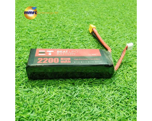 BT 11.1V 2200mAh 35C 3S Lipo Battery