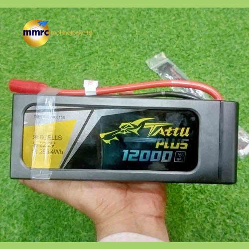 Tattu 12000mAh 22.2V 15C Lipo Smart Pack