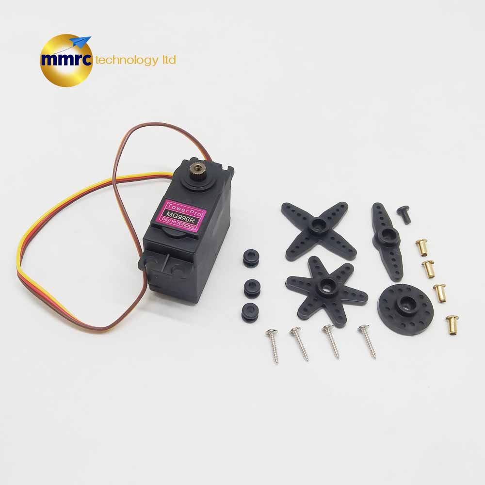 4 Servo Digitali MG996R Metal Gear – Compatibili Futaba Hitec Sanwa JR GWS – ALISERC