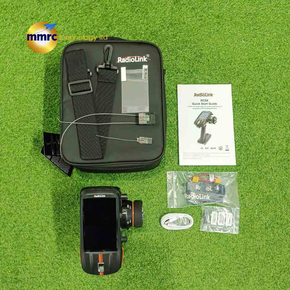 Radiolink RC8X Levier Pouce Actionnement Une Main - Compatible RC8X RC6GS RC4GS Noir