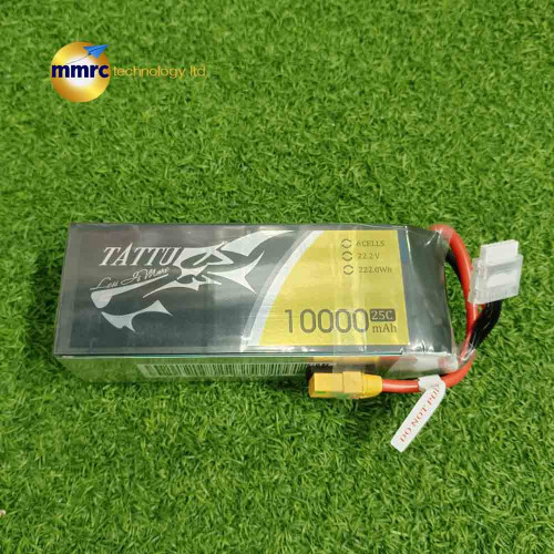 Tattu 22.2V 25C 6S 10000mAh Lipo Battery