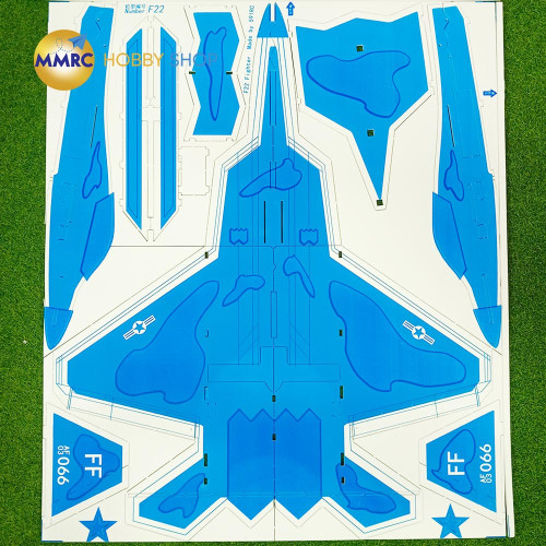 F22 720mm Wingspan RC Airplane Fixed Wing Kit