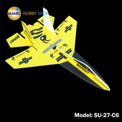 SU-27 720mm Wingspan RC Airplane Fixed Wing Kit