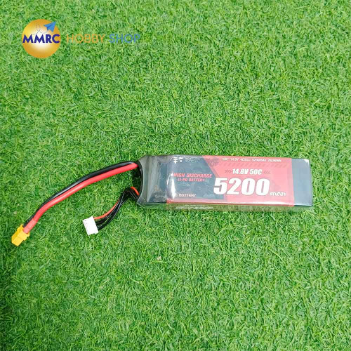 BT 14.8V 5200mAh 50C 4S Lipo Battery