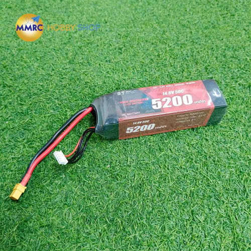 BT 14.8V 5200mAh 50C 4S Lipo Battery