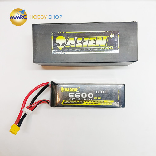 Alien 6600mAh 6S 22.2V 100C Lipo Battery