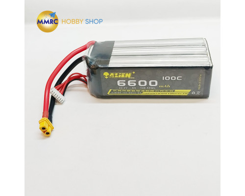Alien 6600mAh 6S 22.2V 100C Lipo Battery