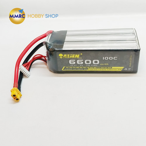 Alien 6600mAh 6S 22.2V 100C Lipo Battery