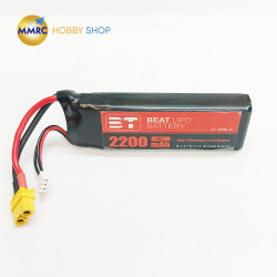 BT 7.4V 2200mAh 8C 2S Lipo