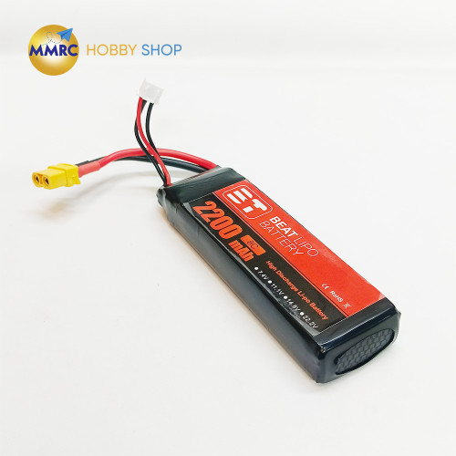 BT 7.4V 2200mAh 8C 2S Lipo