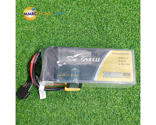 Tattu 16000mAh 6S 30C 22.2V Lipo Battery