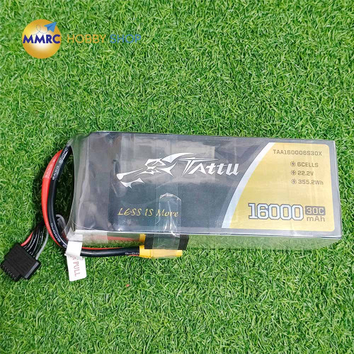 Tattu 16000mAh 6S 30C 22.2V Lipo Battery