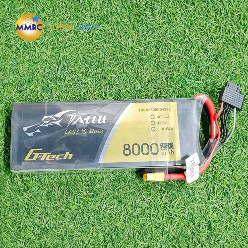 Tattu 4S 8000mAh 14.8V 25C Lipo Battery