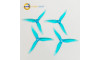 Gemfan Hurricane 51466 V2 3-Blade Propeller Clear Blue