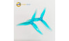 Gemfan Hurricane 51466 V2 3-Blade Propeller Clear Blue