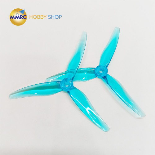 Gemfan Hurricane 51466 V2 3-Blade Propeller Clear Blue