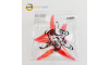 Gemfan Hurricane 51466 V2 3-Blade Propeller Clear Red