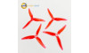 Gemfan Hurricane 51466 V2 3-Blade Propeller Clear Red