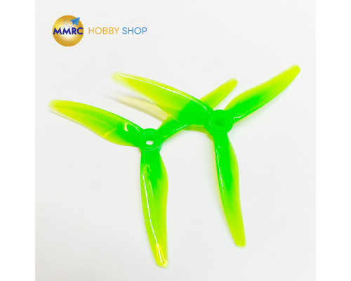 Gemfan Hurricane 51466 V2 3-Blade Propeller Green 