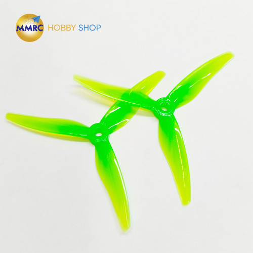 Gemfan Hurricane 51466 V2 3-Blade Propeller Green 