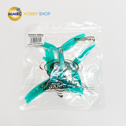 Gemfan Hurricane 51466 V2 3-Blade Propeller Jade Green